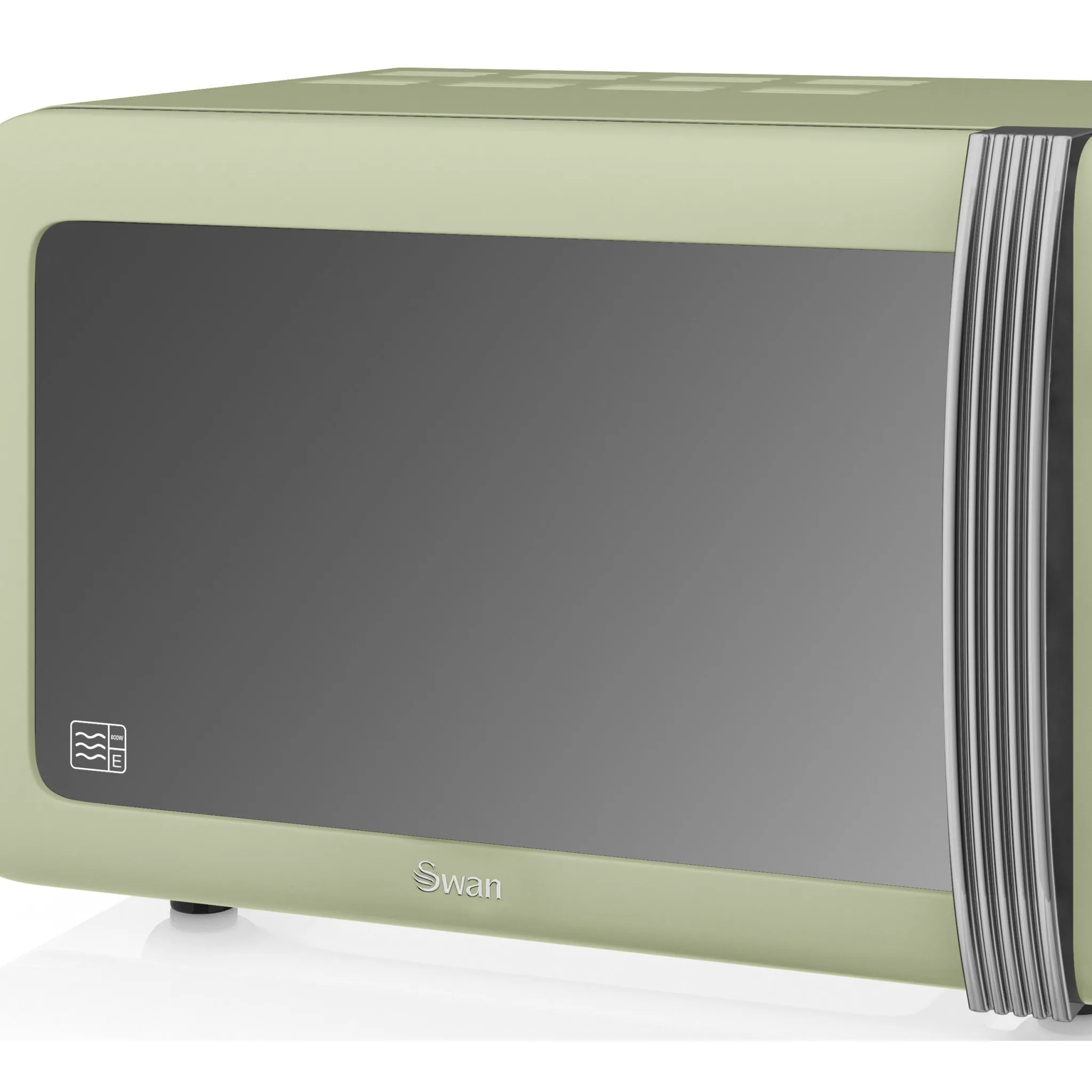 Swan 800W Retro Digital Microwave