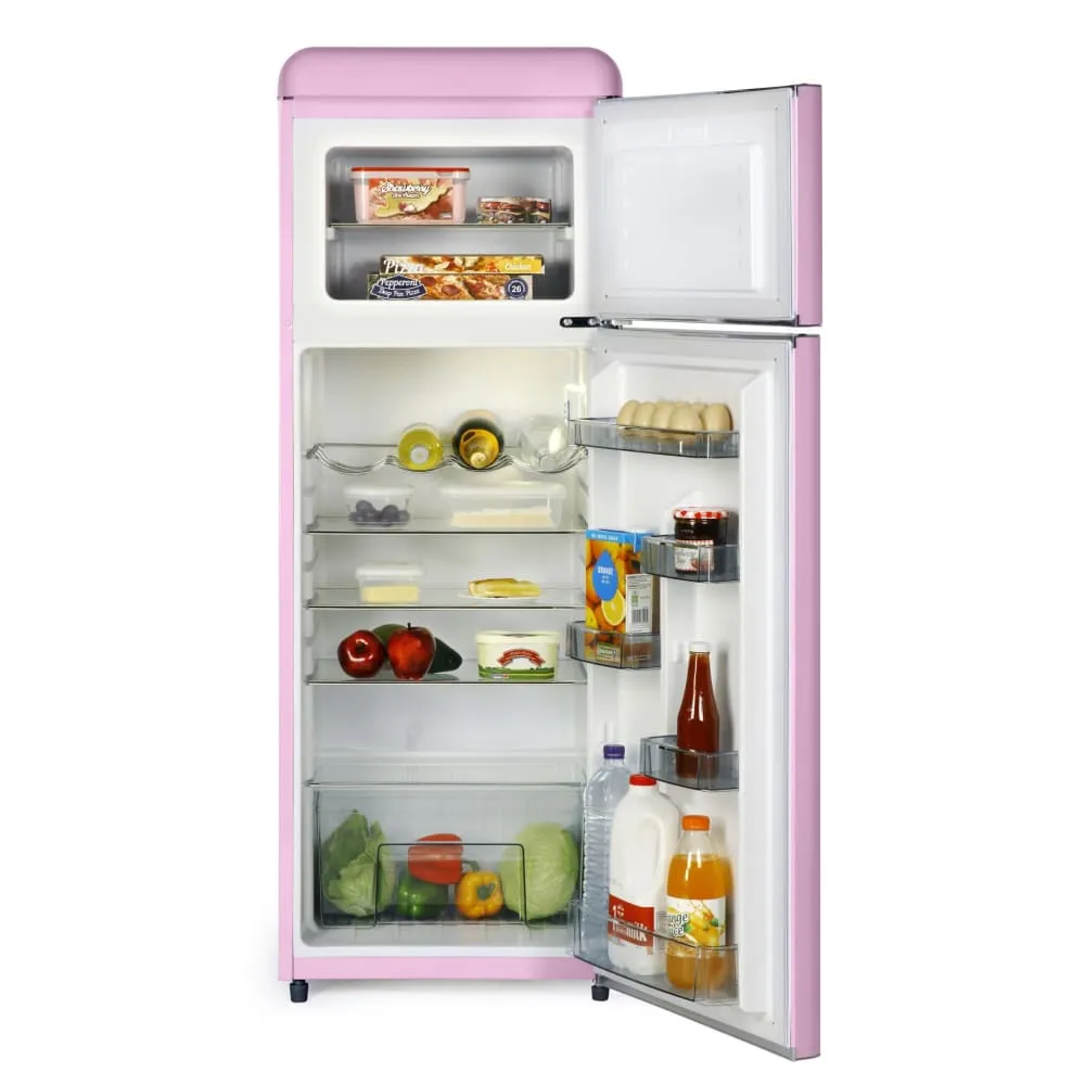 Swan Top Mounted Retro Fridge Freezer