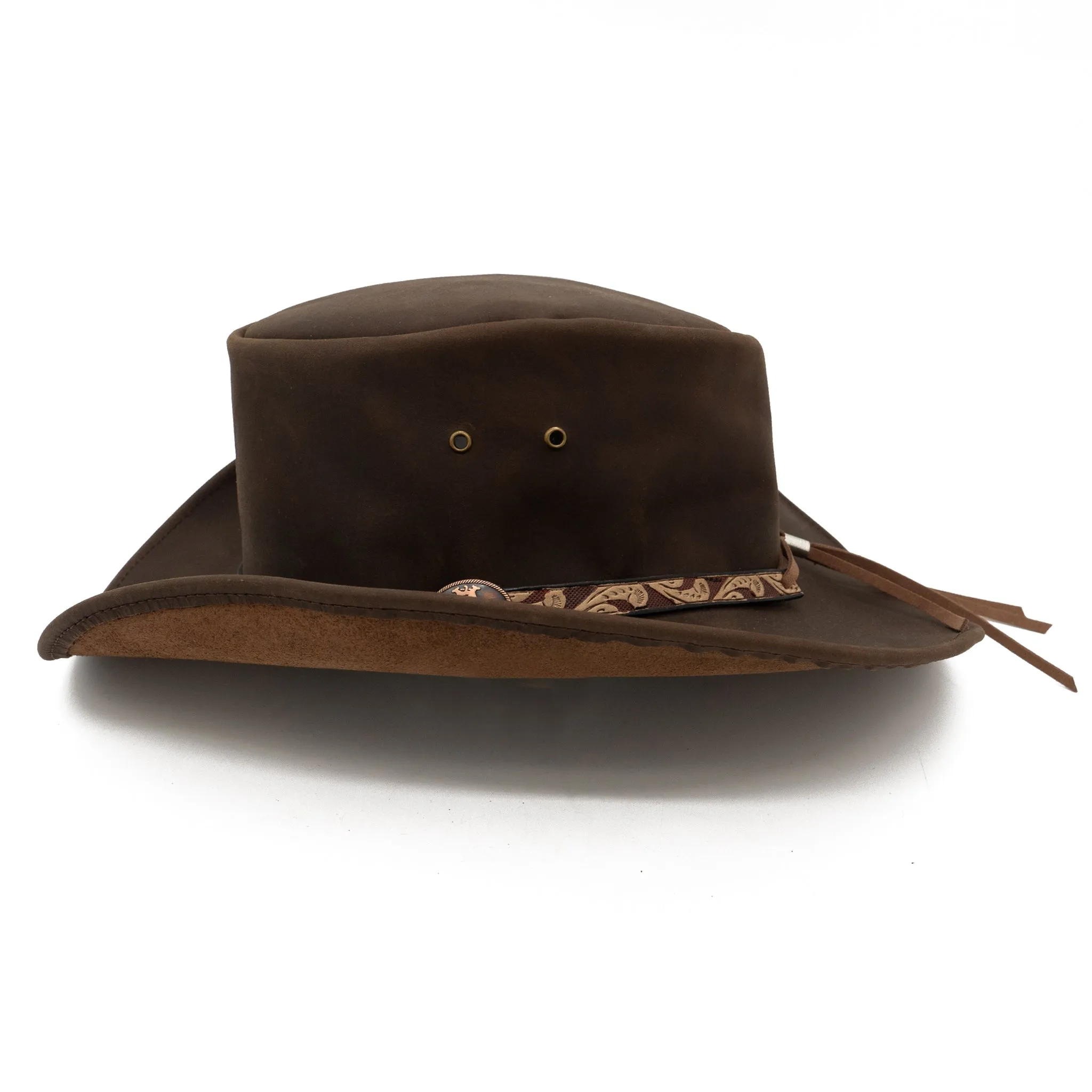 Tarcoola Shapeable Leather Hat