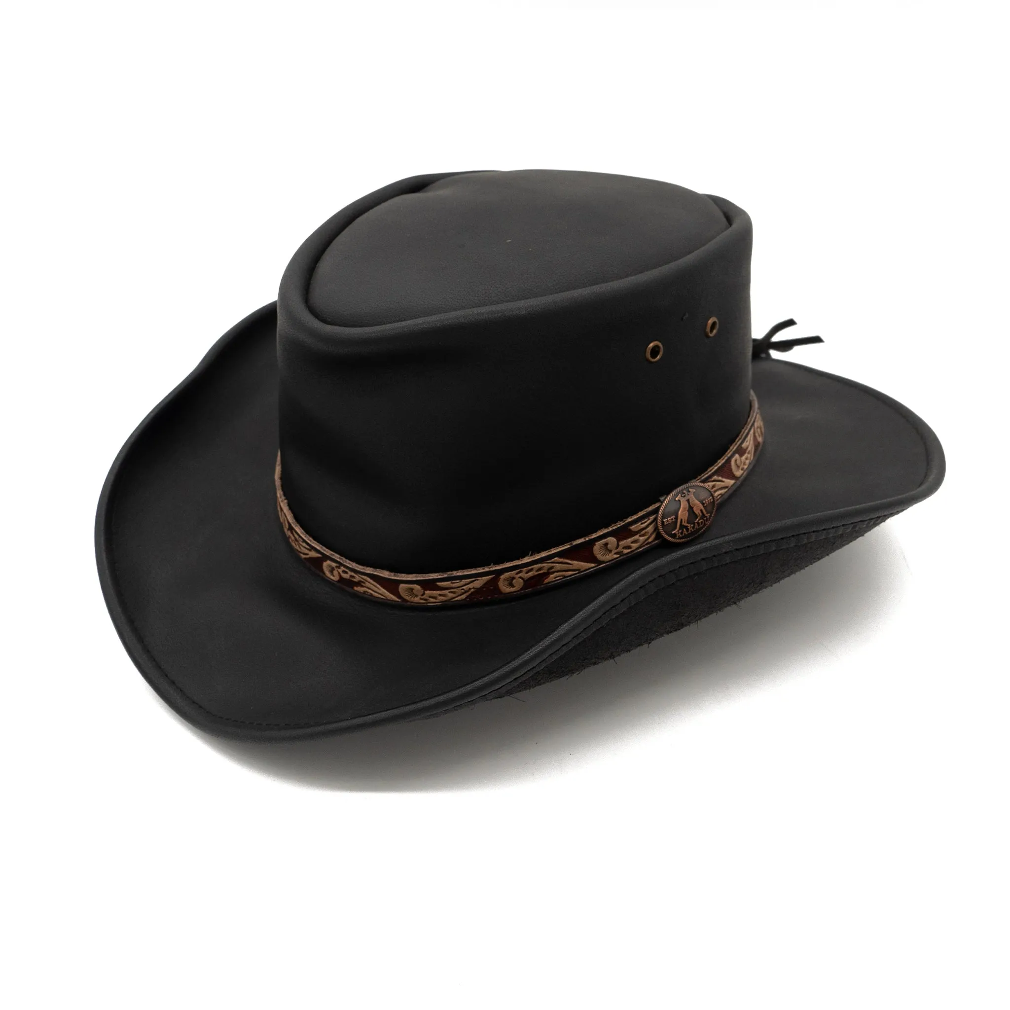 Tarcoola Shapeable Leather Hat