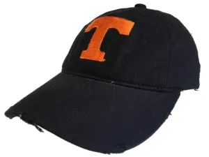 Tennessee Volunteers Retro Brand Black Heritage Flexfit Slouch Hat Cap (S/M)