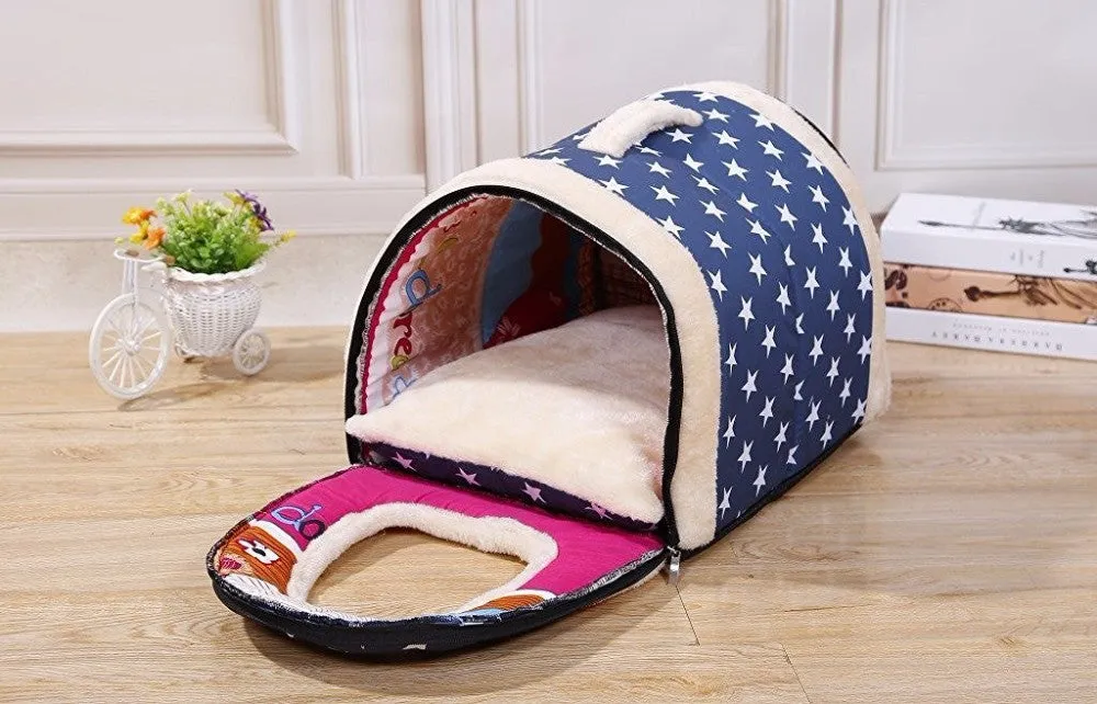 The Happy Pup House Dog Bed and Carrier