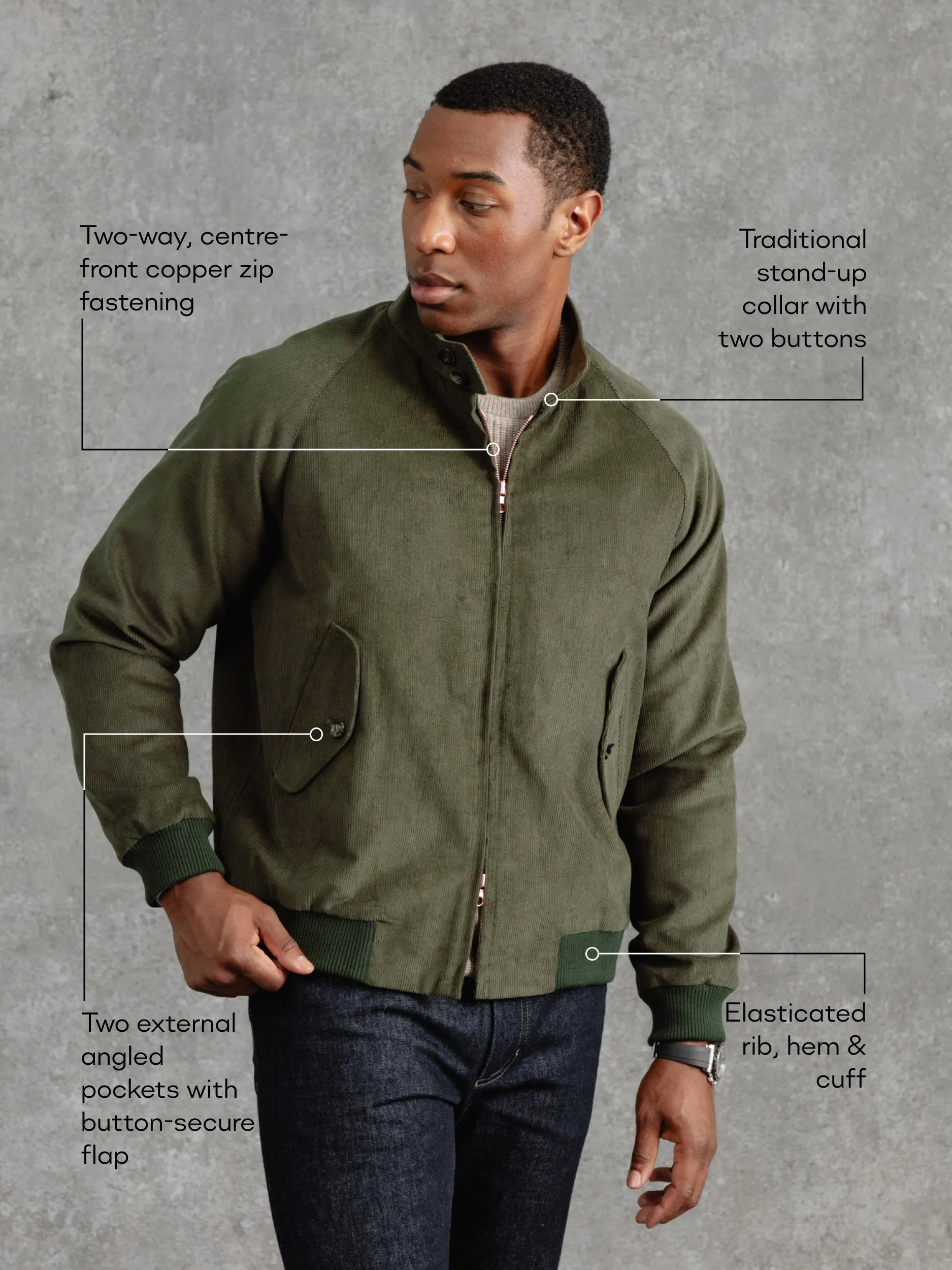 The M3 Cord Bomber - Olive