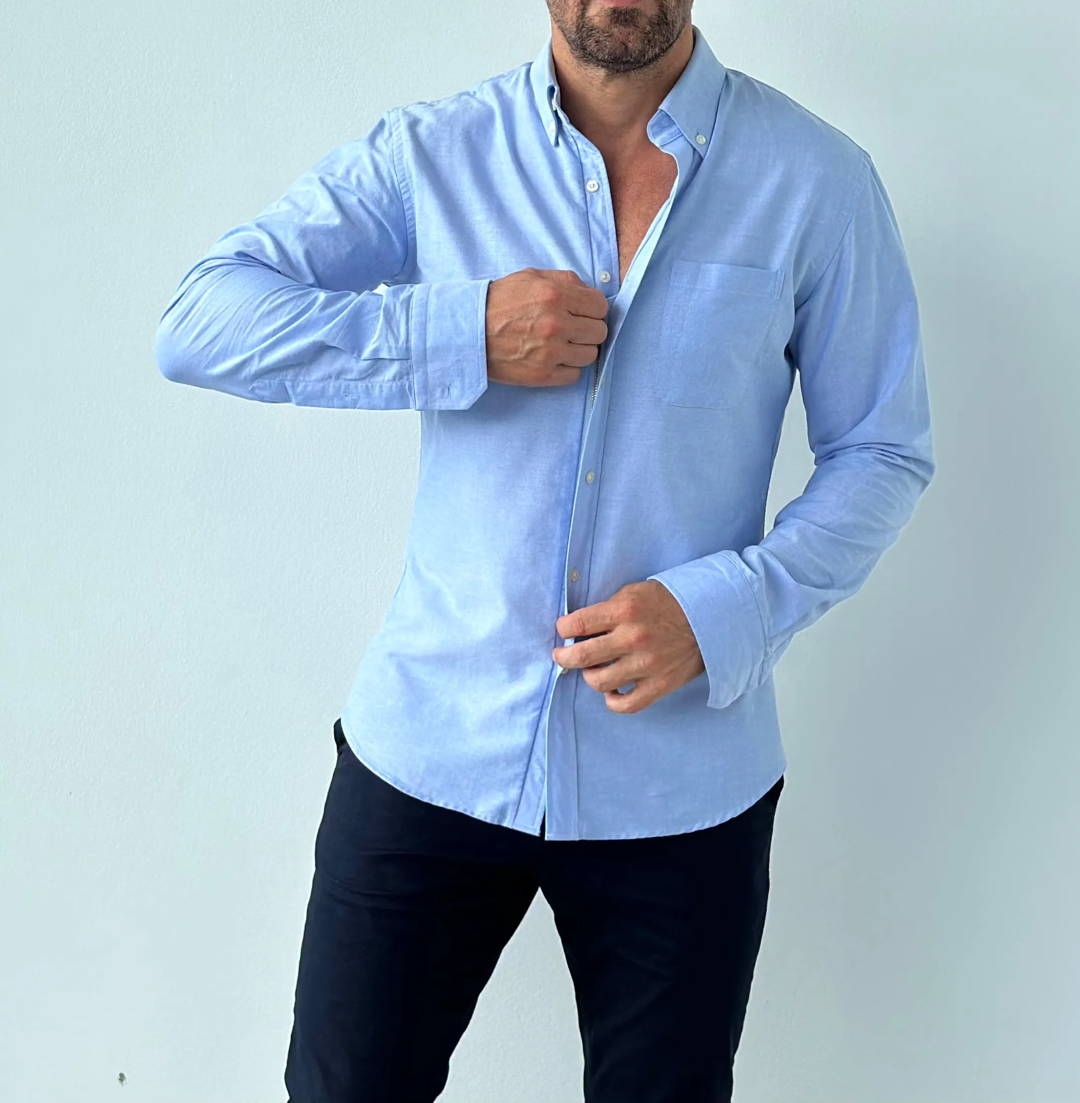 The Solid OCBD: Oxford Cloth Button Down