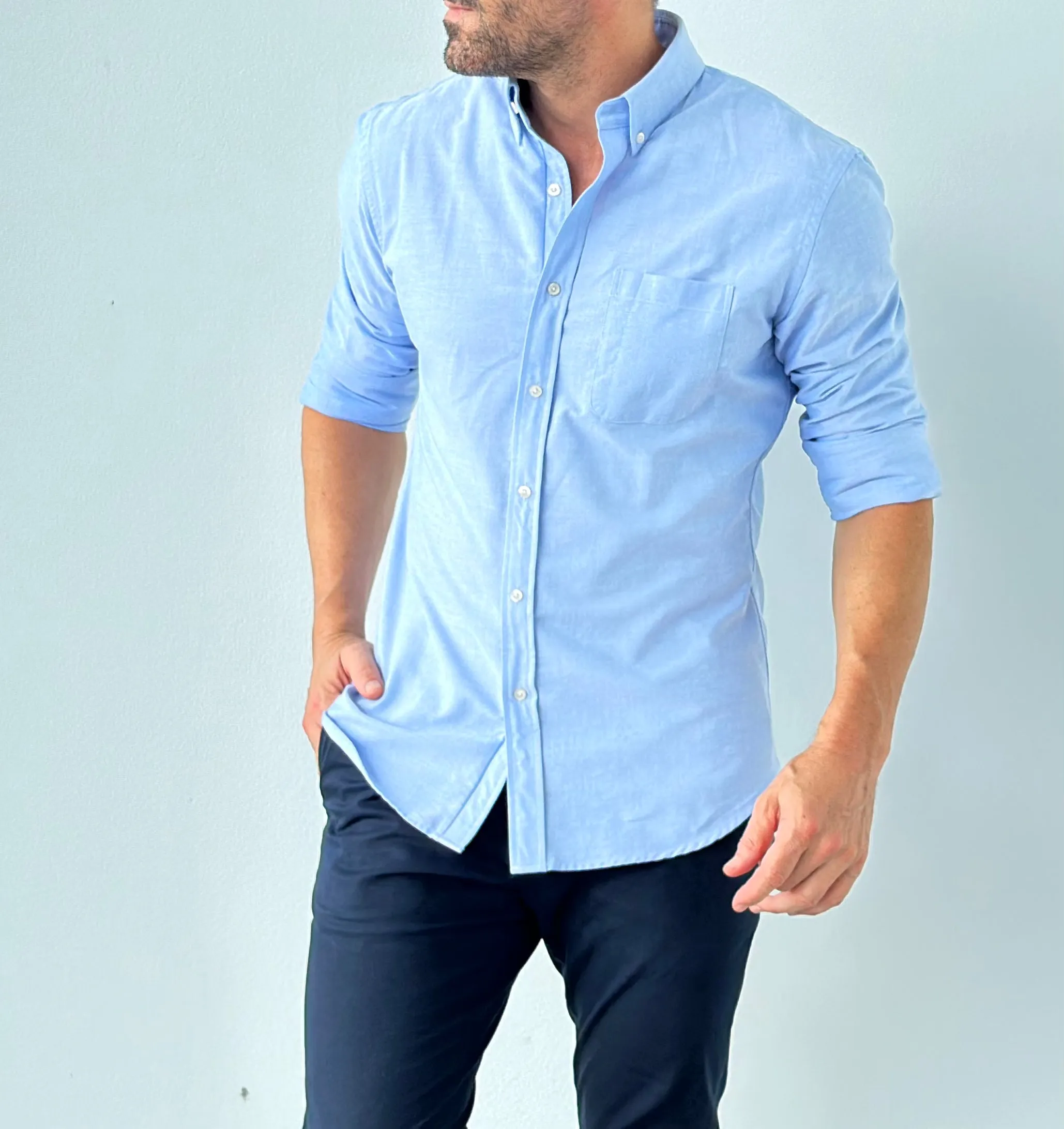 The Solid OCBD: Oxford Cloth Button Down