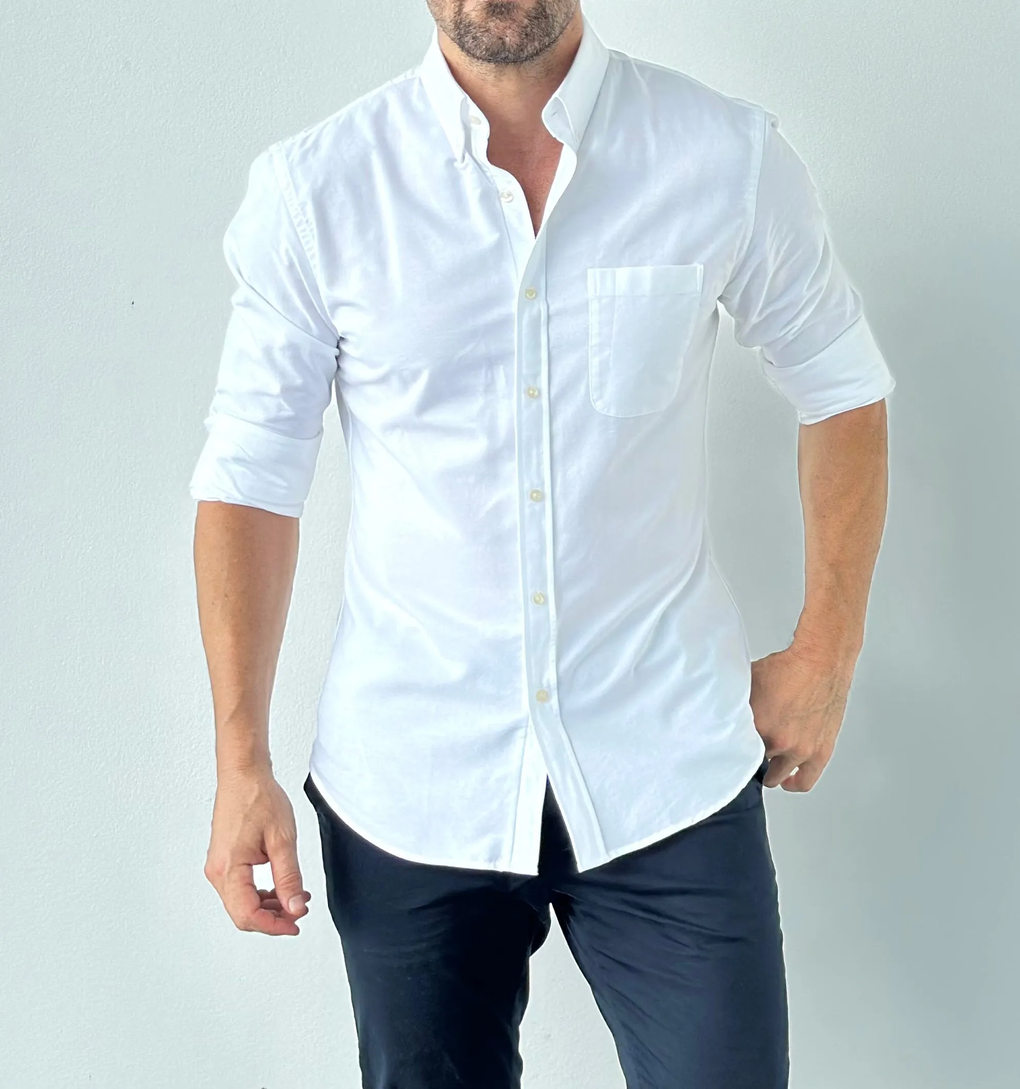 The Solid OCBD: Oxford Cloth Button Down