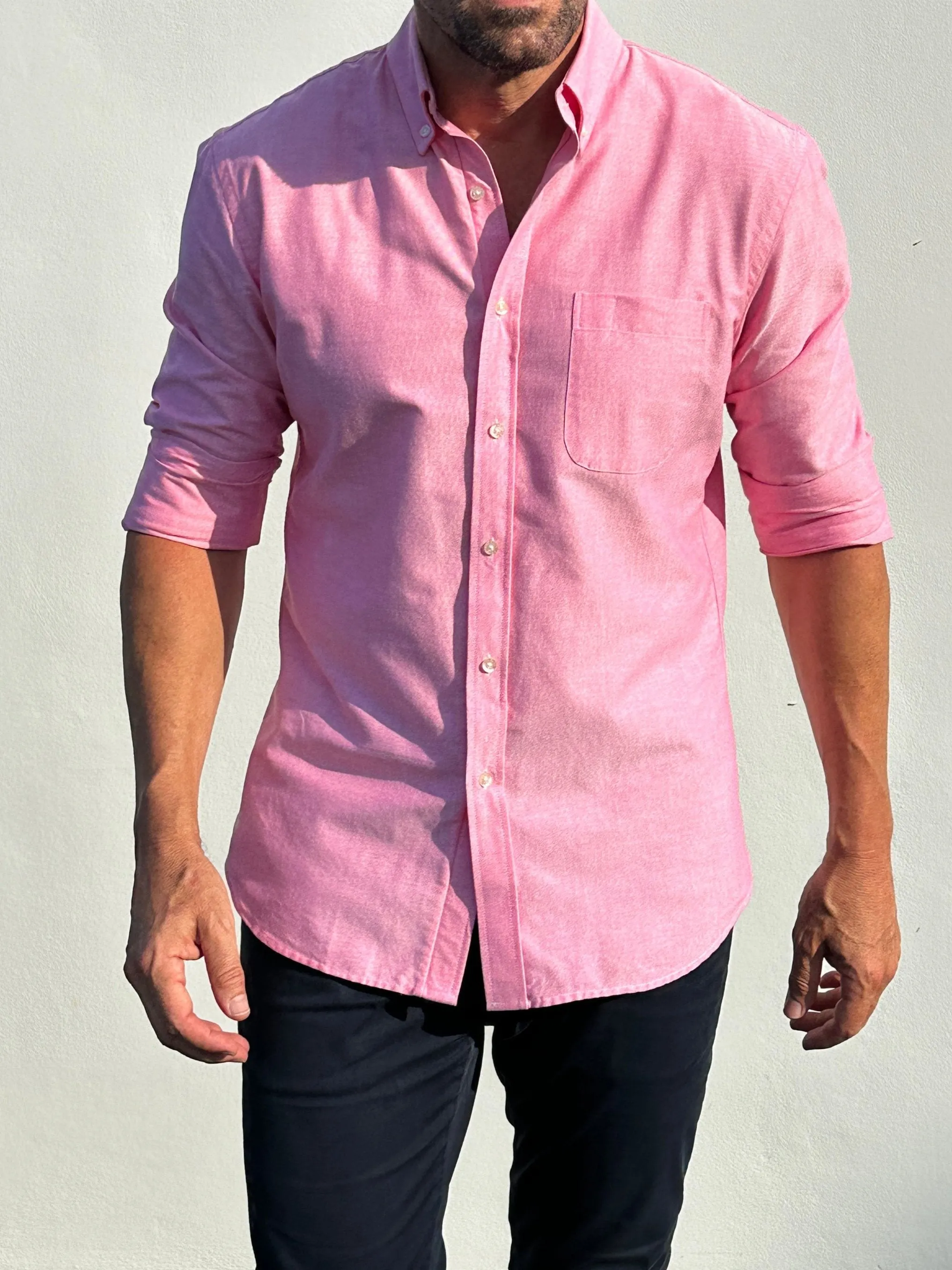 The Solid OCBD: Oxford Cloth Button Down