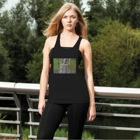 Tree Stump Women's Loose Racerback Tank Top