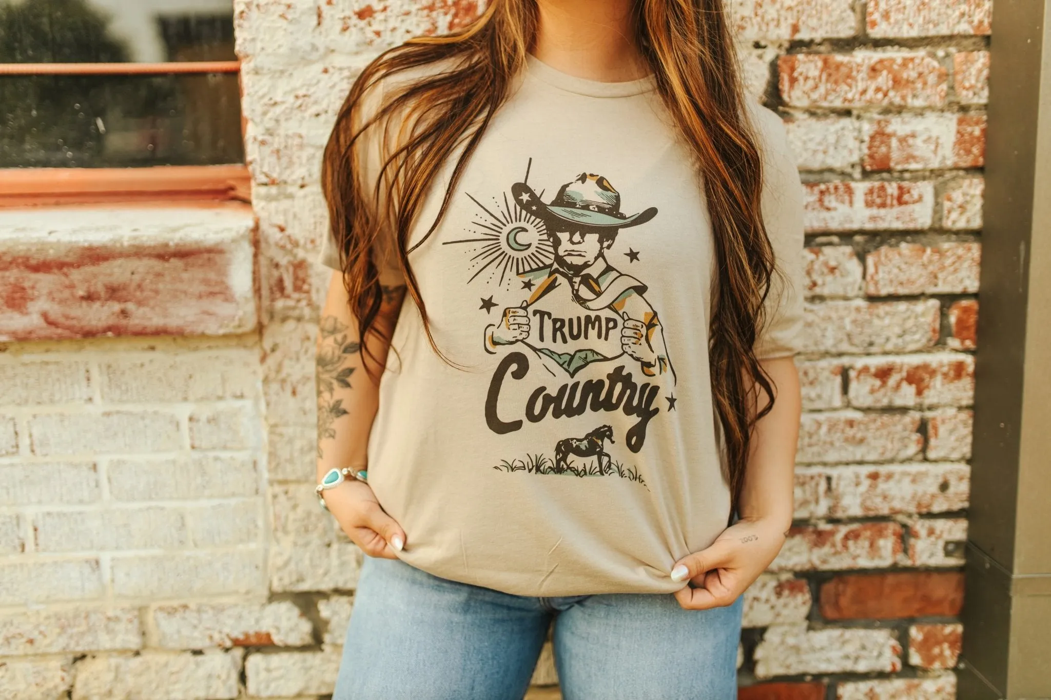 Trump Country Western Graphic Tee