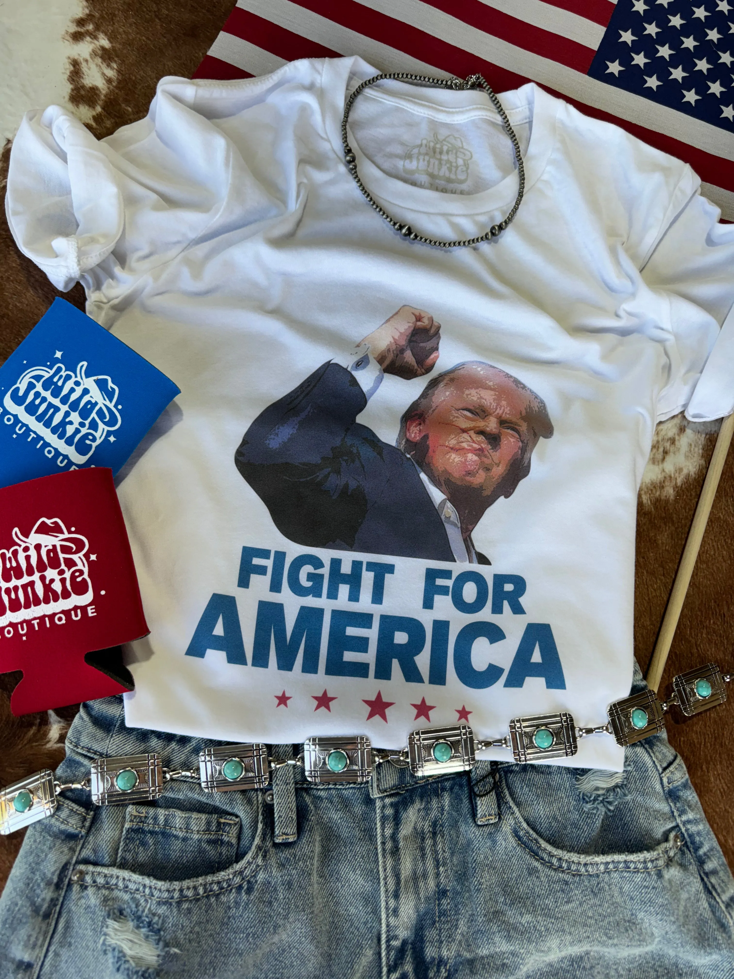 Trump Fight for America Graphic Tee