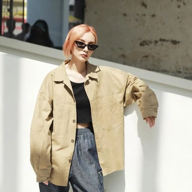 Unisex Oversized Vintage Jacket | Millennials