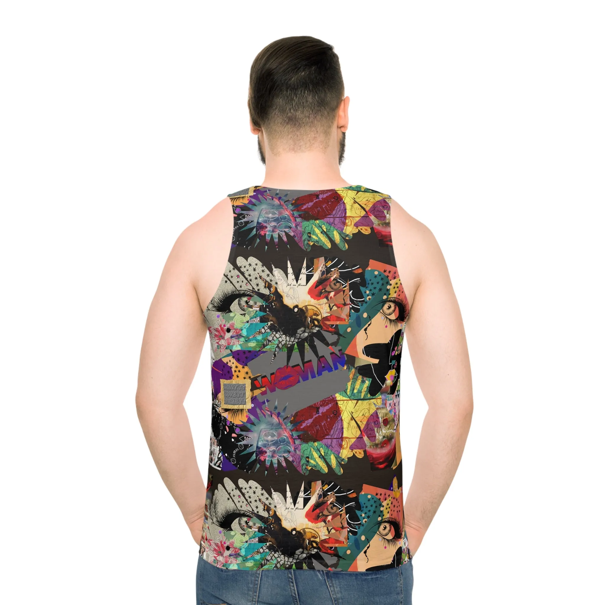 Unisex Tank Top (AOP) MARCIA