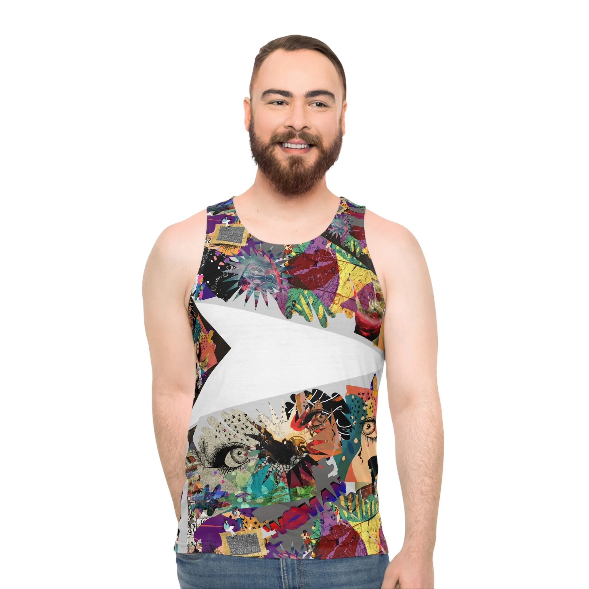 Unisex Tank Top (AOP) MARCIA