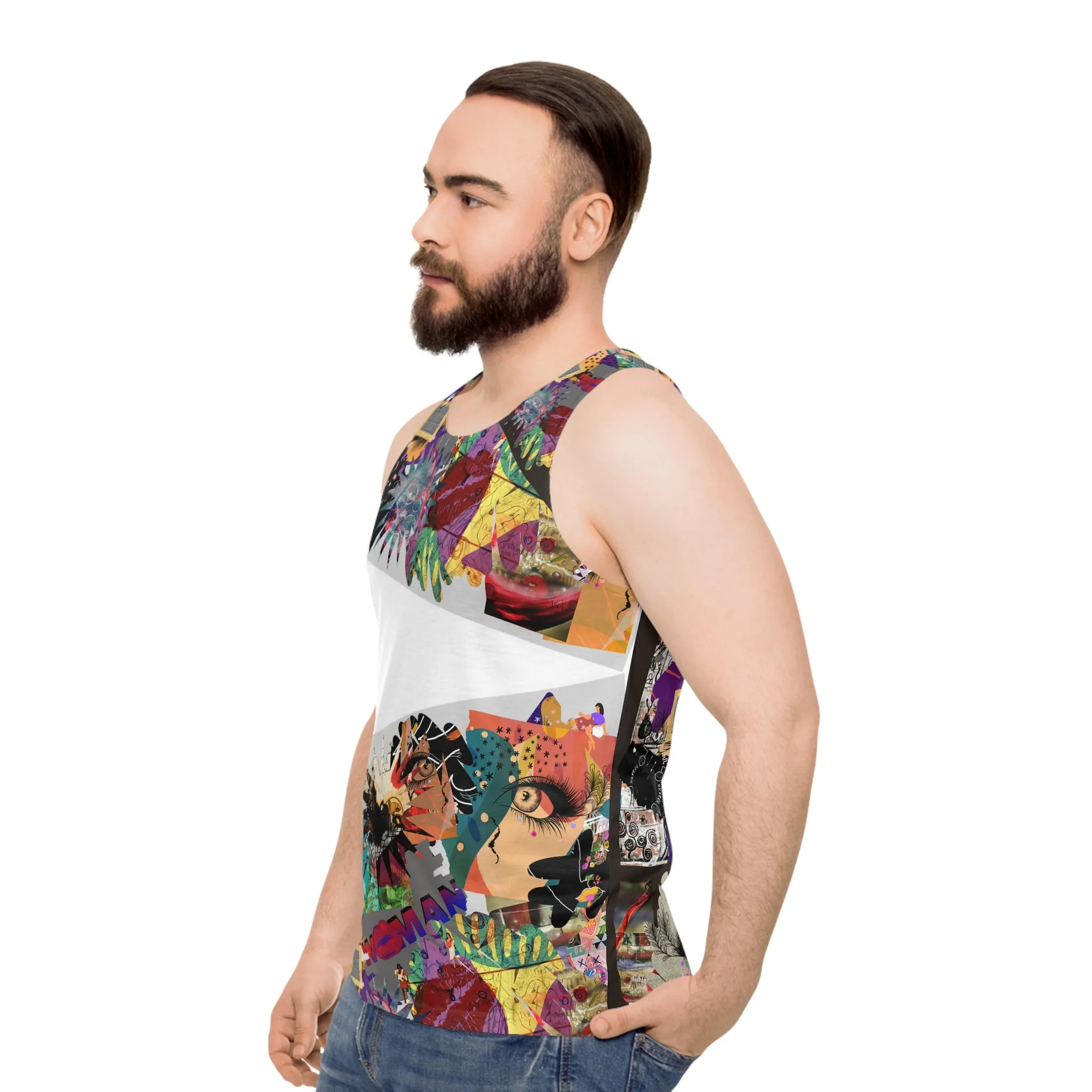 Unisex Tank Top (AOP) MARCIA