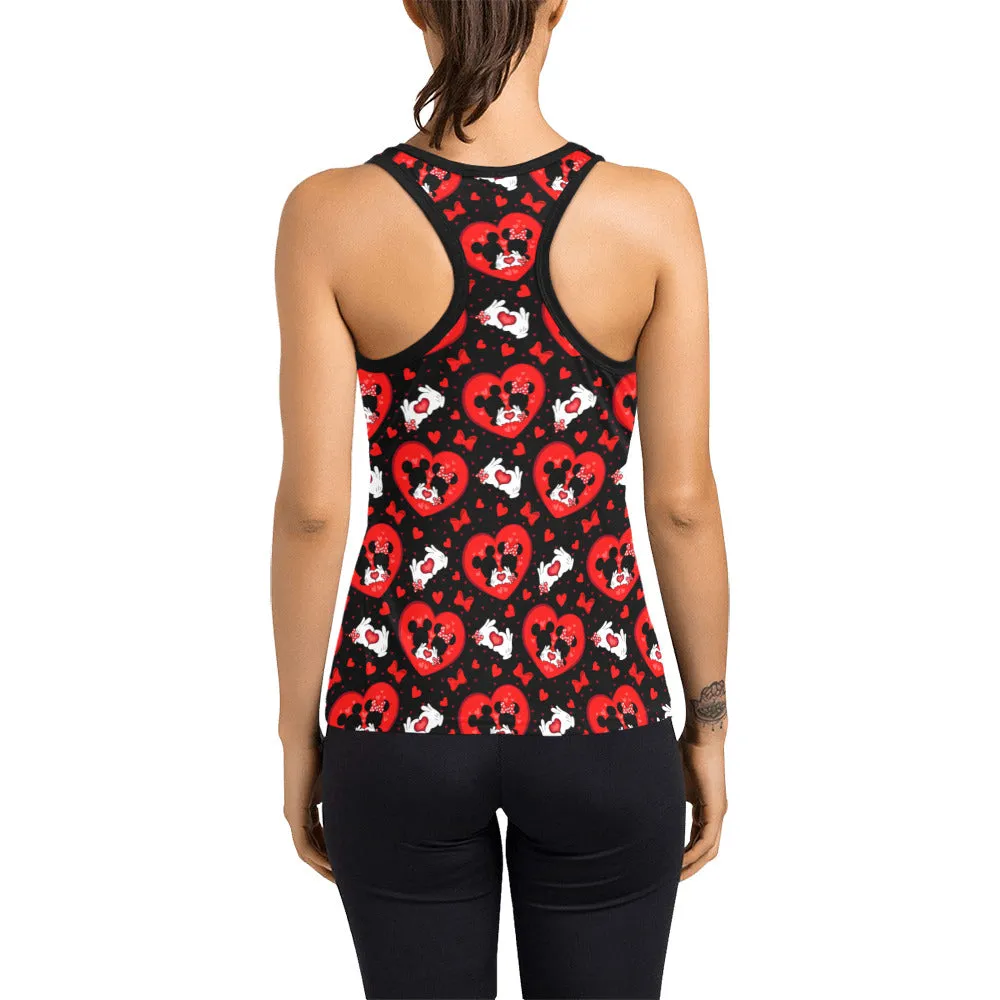 Valentines Day Lovers Women's Racerback Tank Top