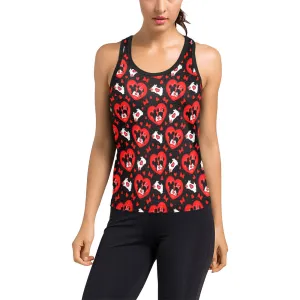 Valentines Day Lovers Women's Racerback Tank Top