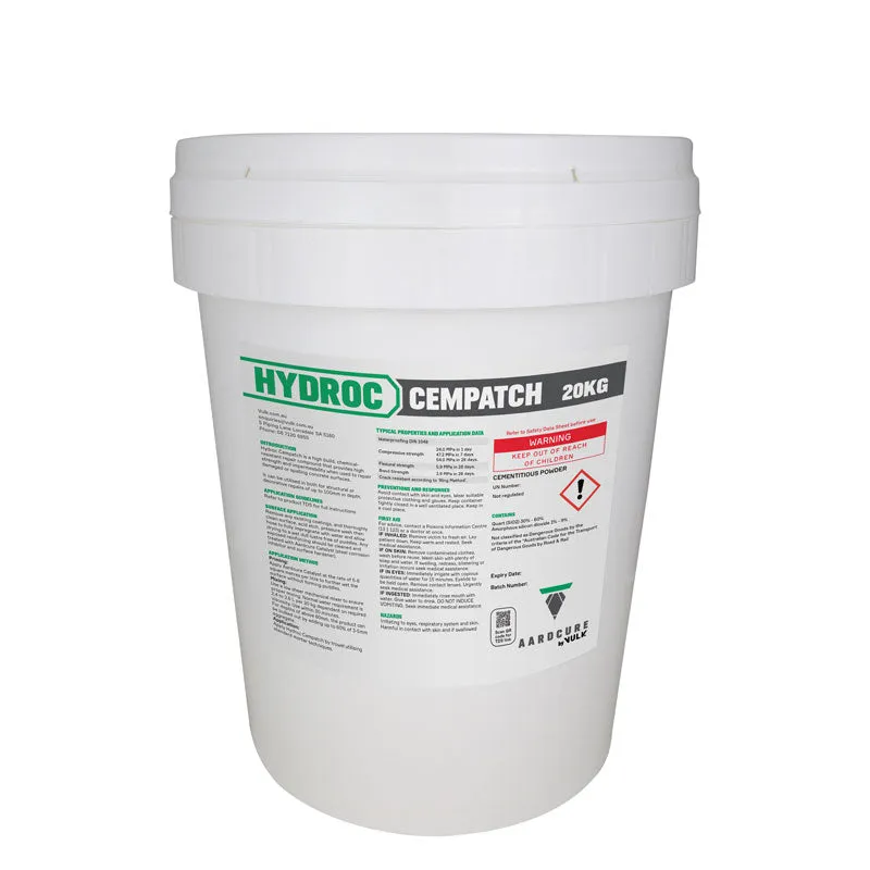 Vulk Hydroc Cempatch 20Kg Pail