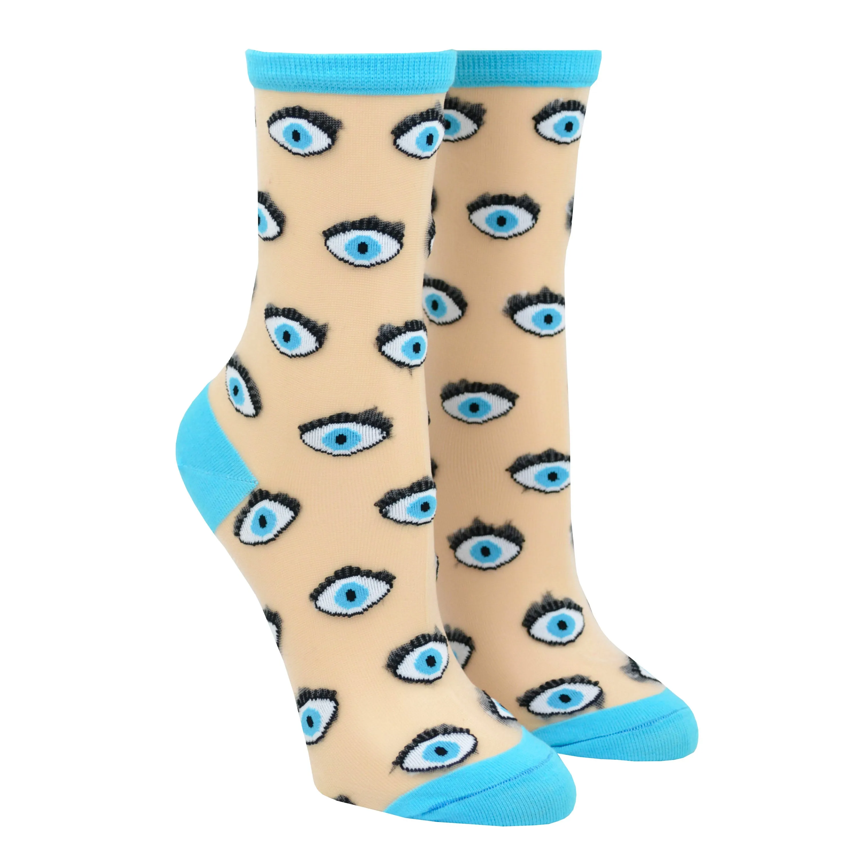 Women's Sheer Eyes Socks