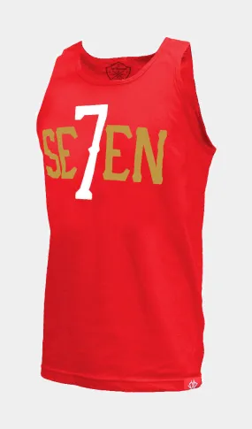 Worn By Kaepernick - Se7en Tank Top Mens Tank Top (Red)