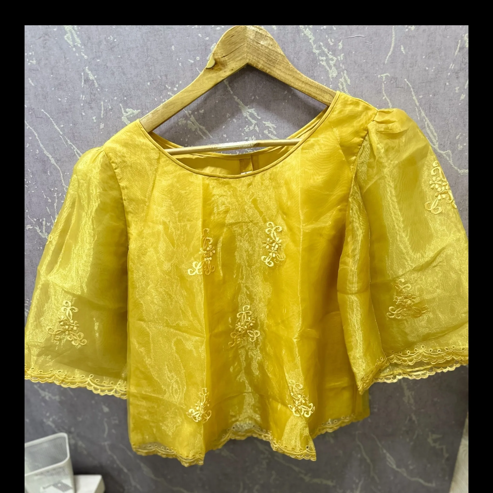 Yellow Tissue Top