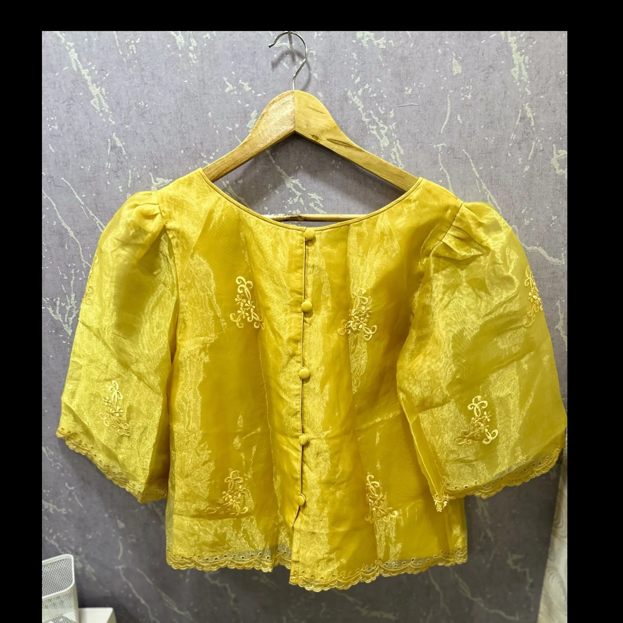 Yellow Tissue Top