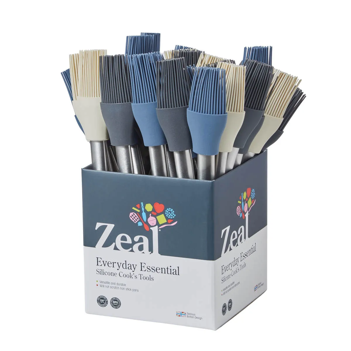 Zeal Cosy Stainless Steel Basting Brush Assorted (price per item)